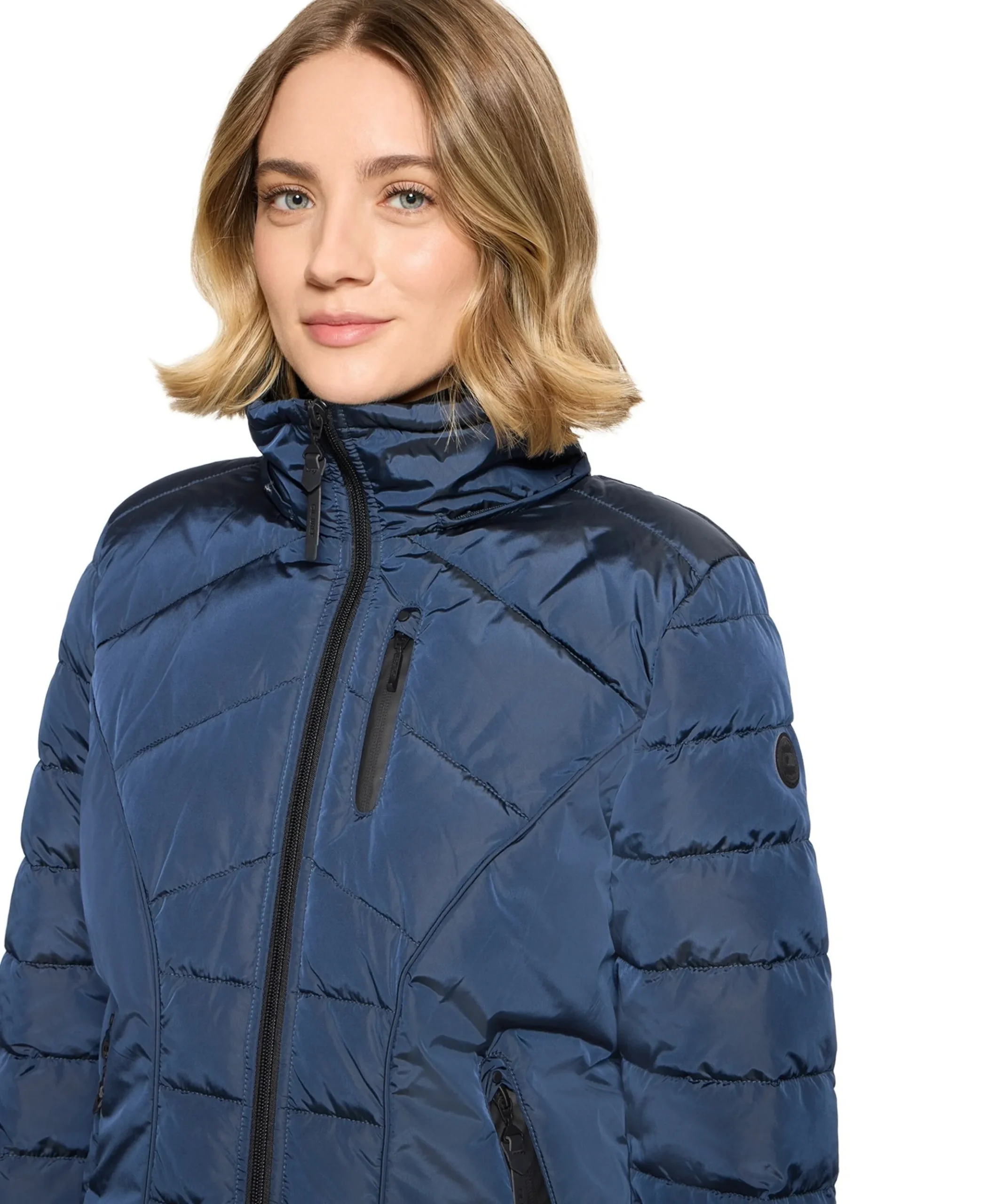 Dames jas blauw