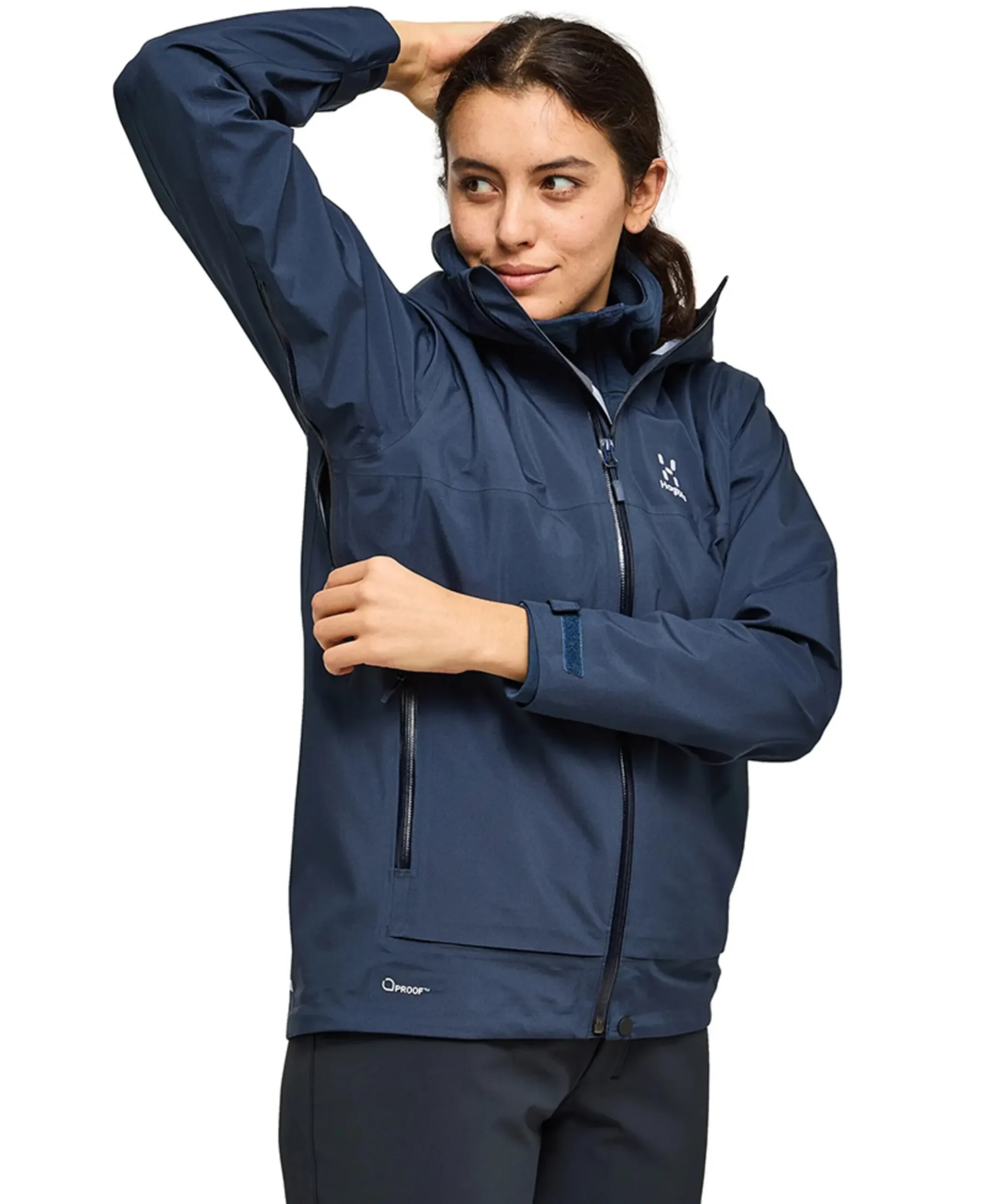 Dames jas blauw