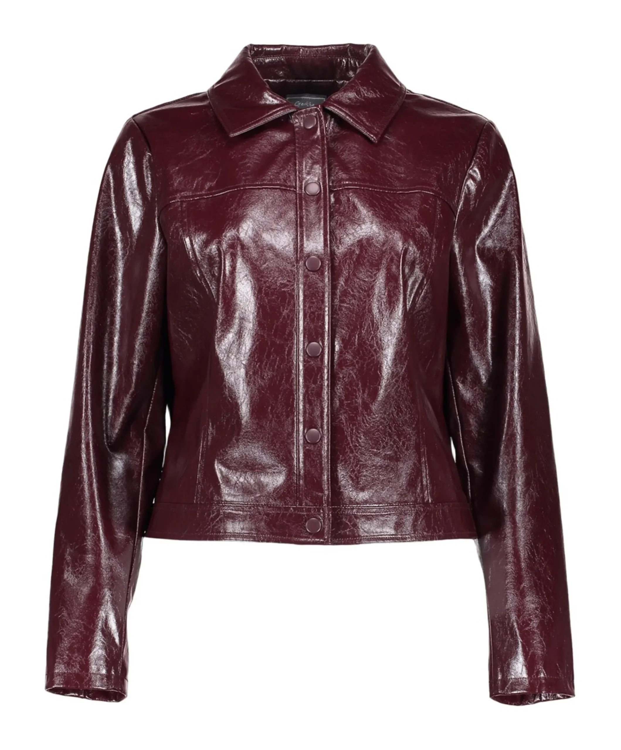 Dames jas bordeaux