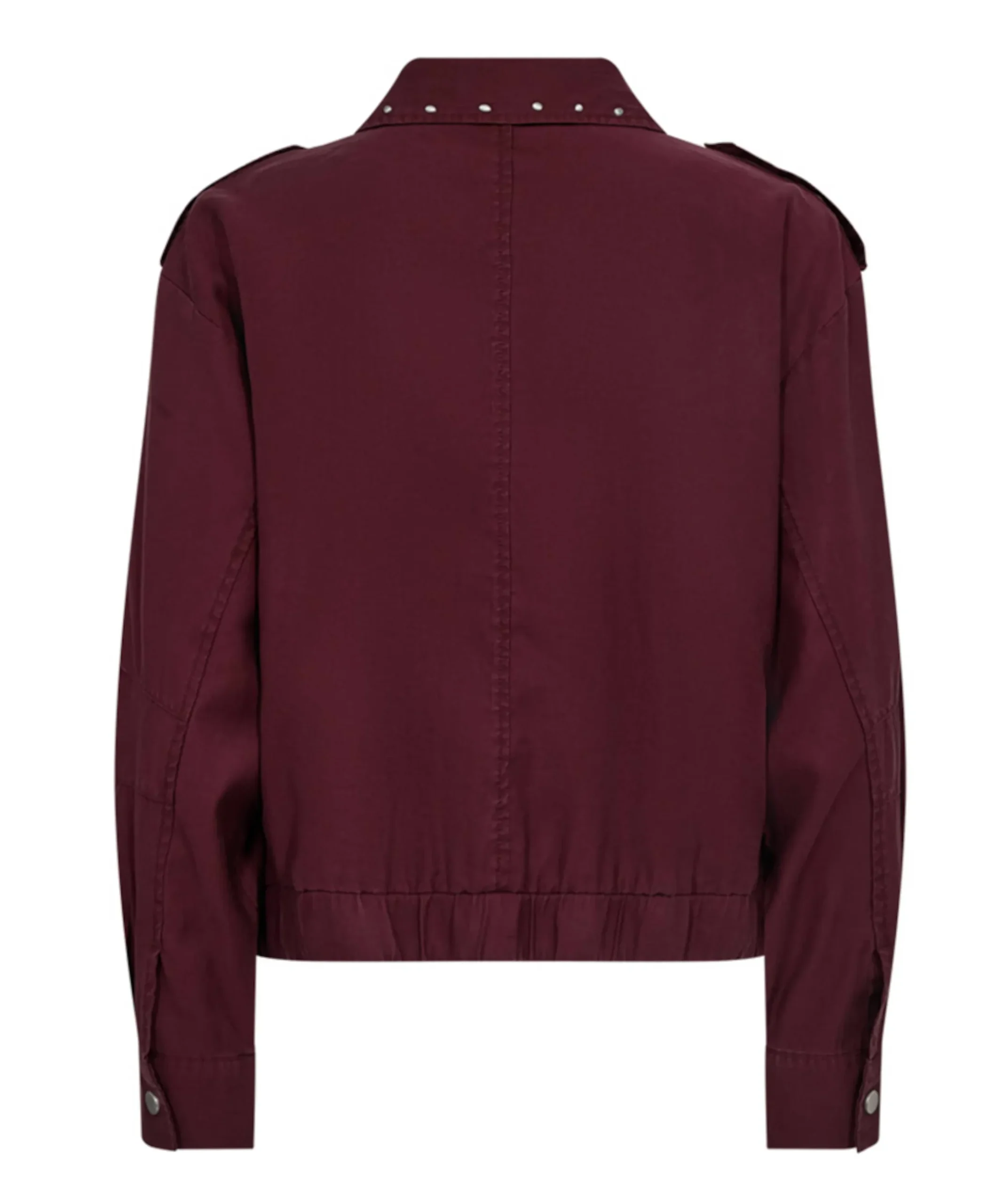 Dames jas bordeaux
