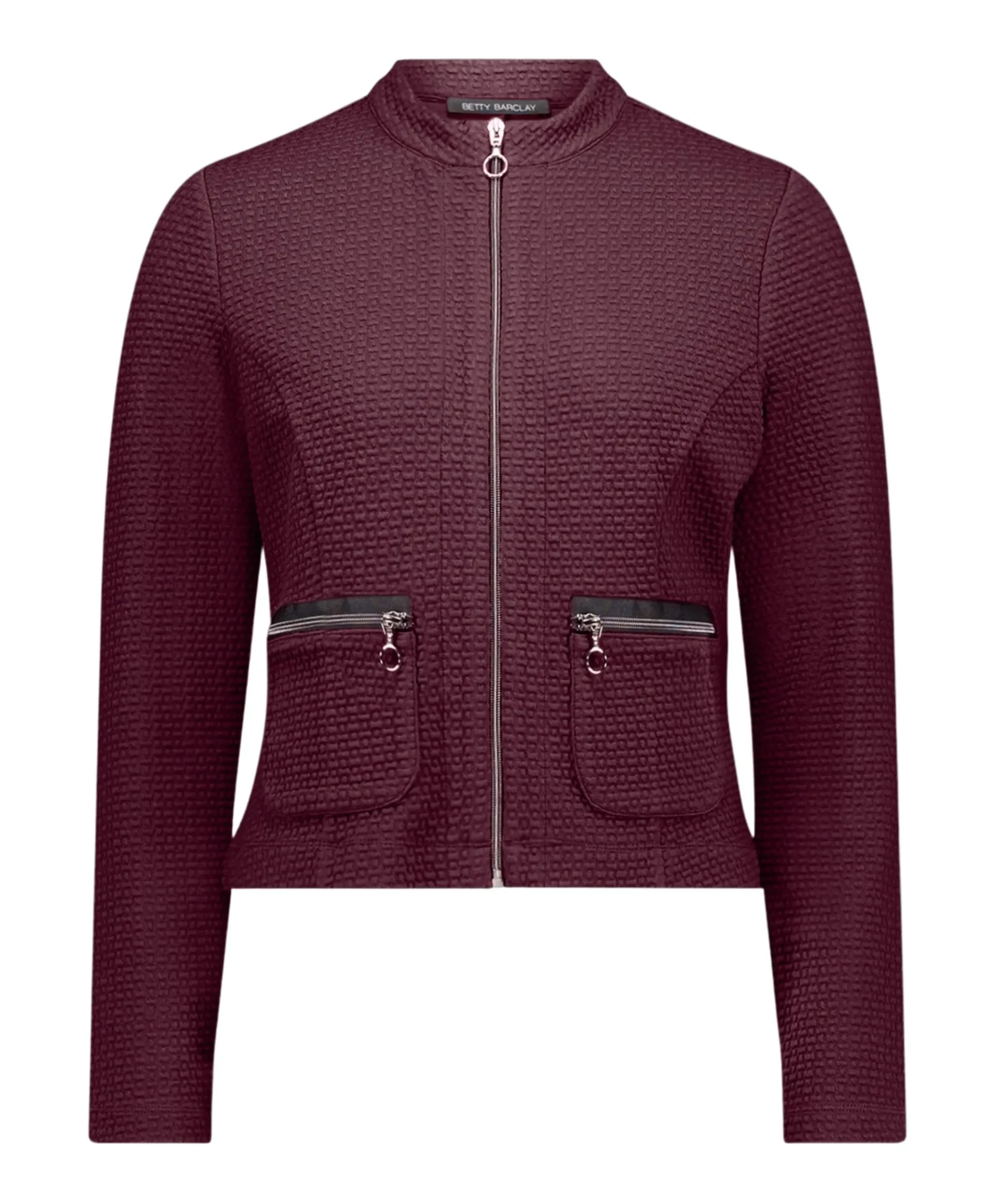 Dames jas bordeaux