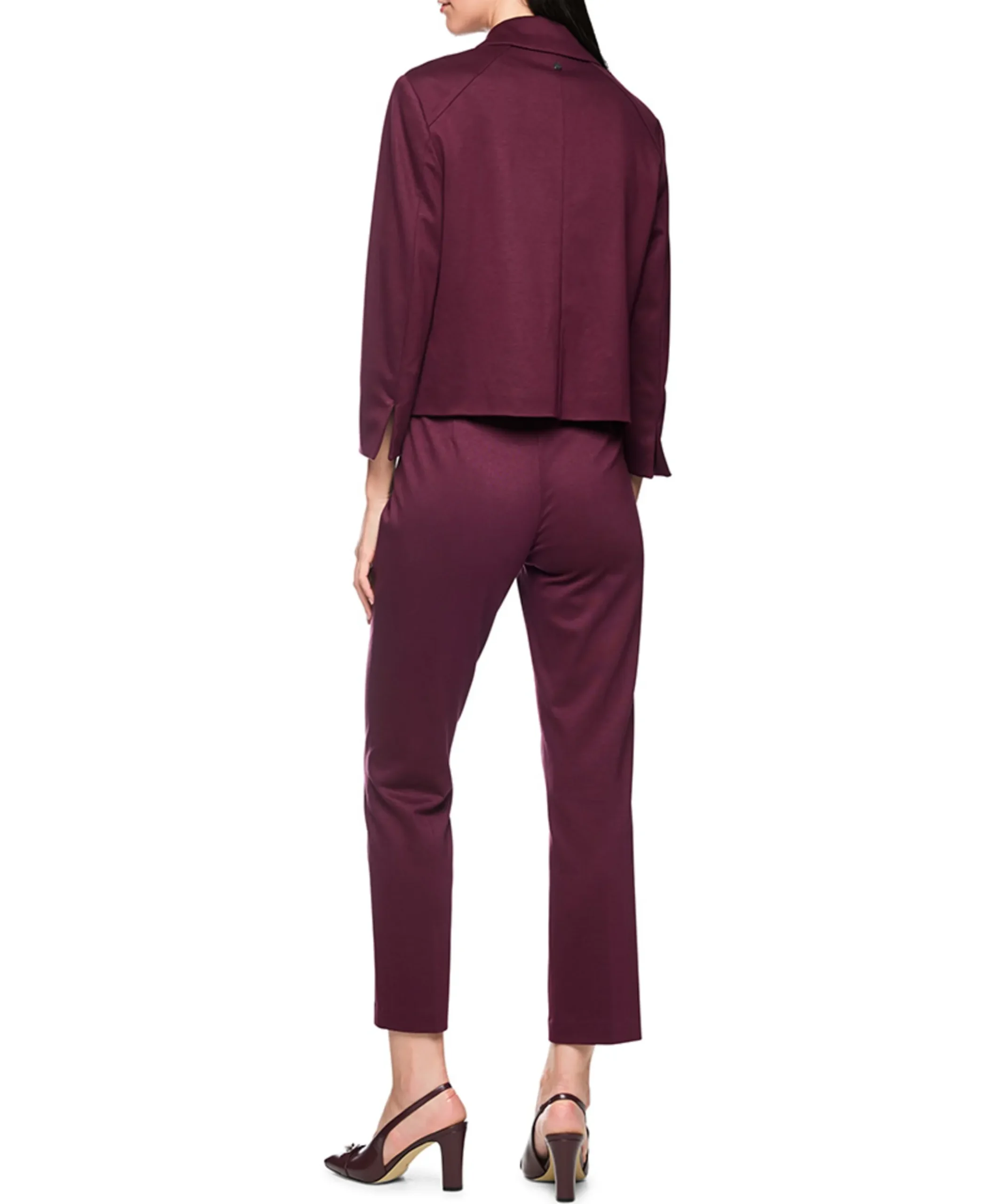 Dames jas bordeaux