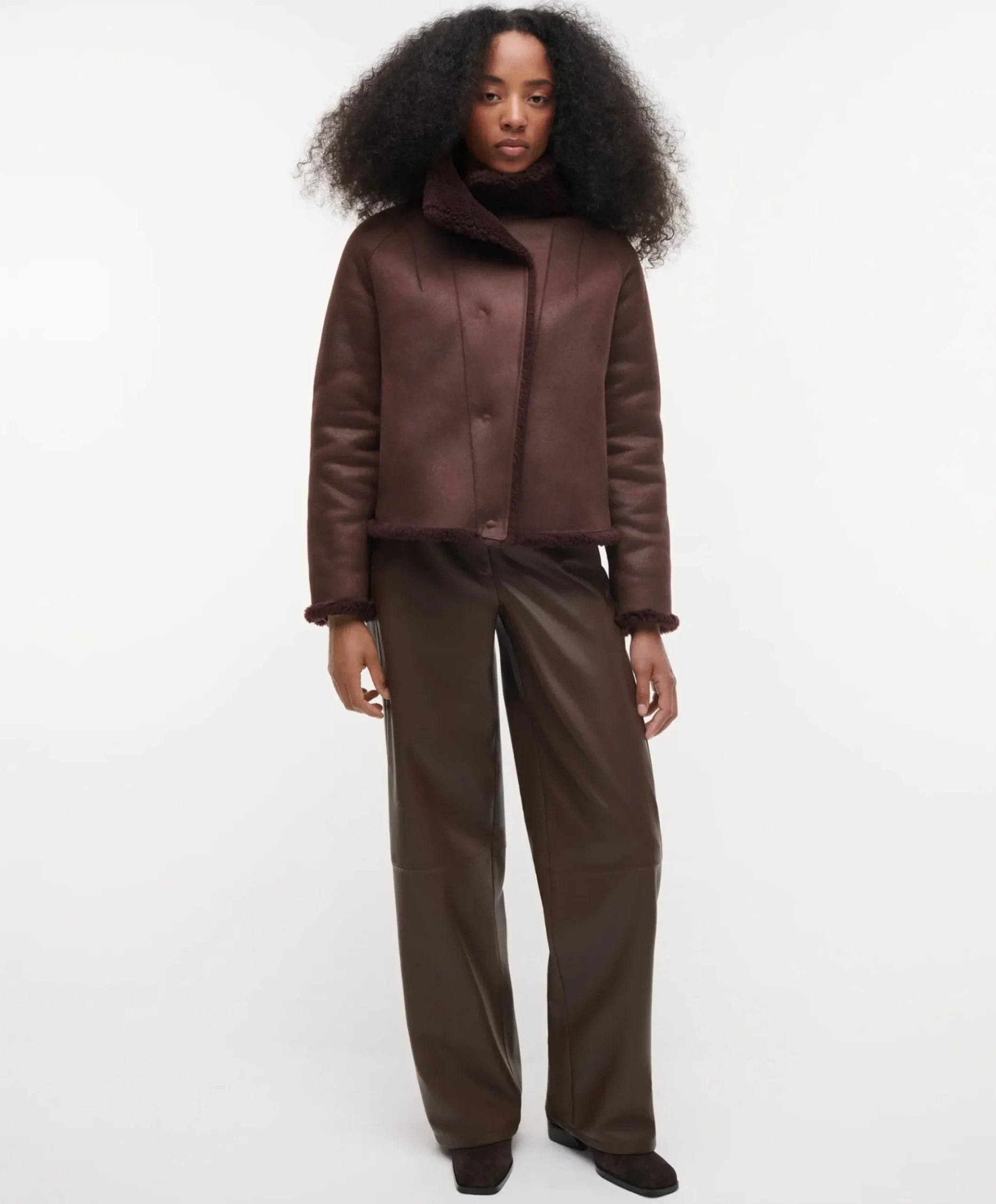 Dames jas bordeaux