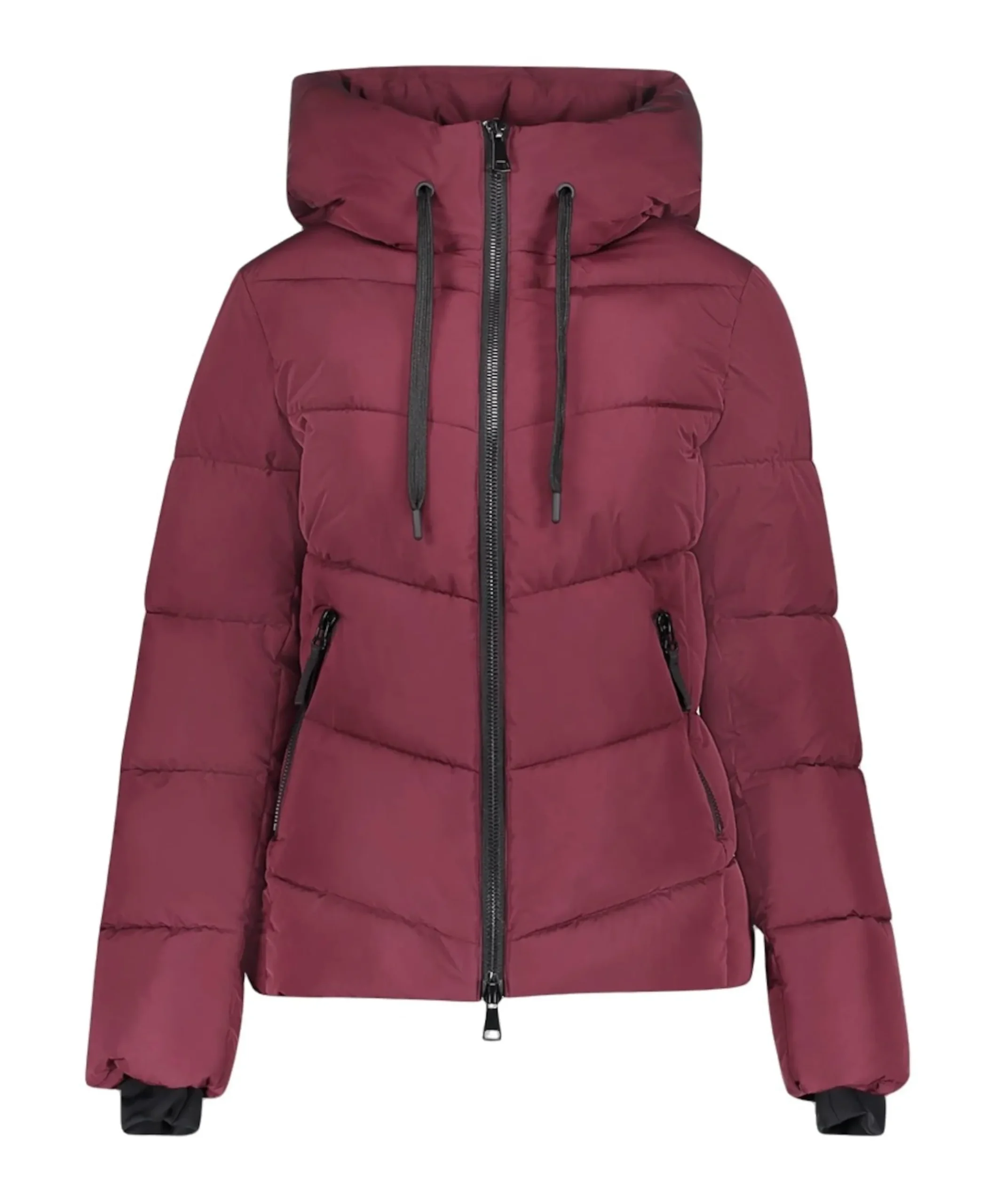 Dames jas bordeaux