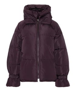 Dames jas bordeaux