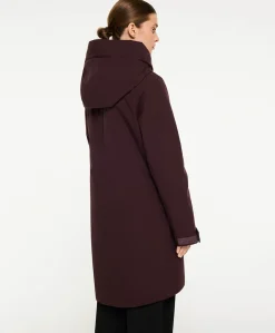 Dames jas bordeaux