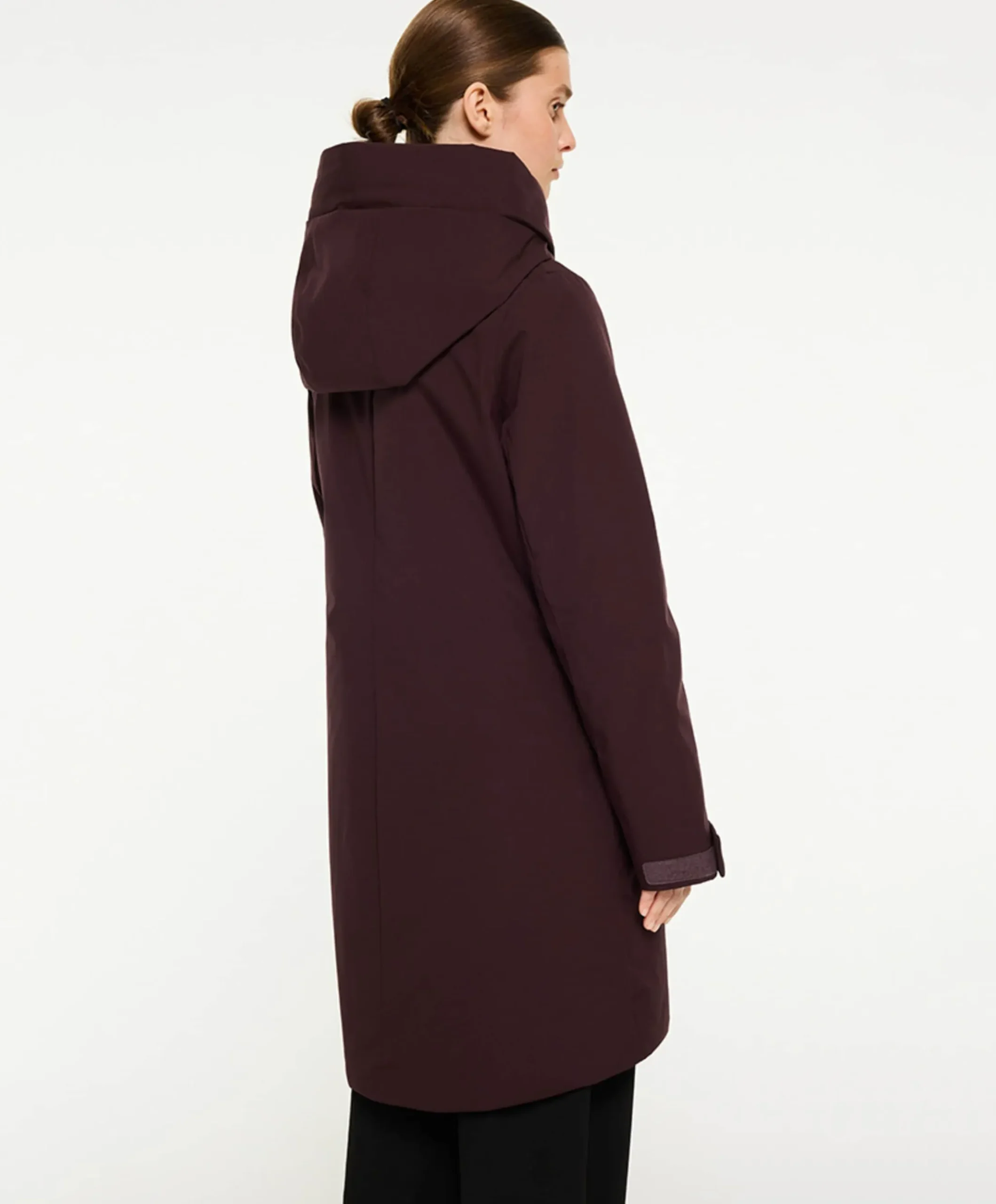 Dames jas bordeaux