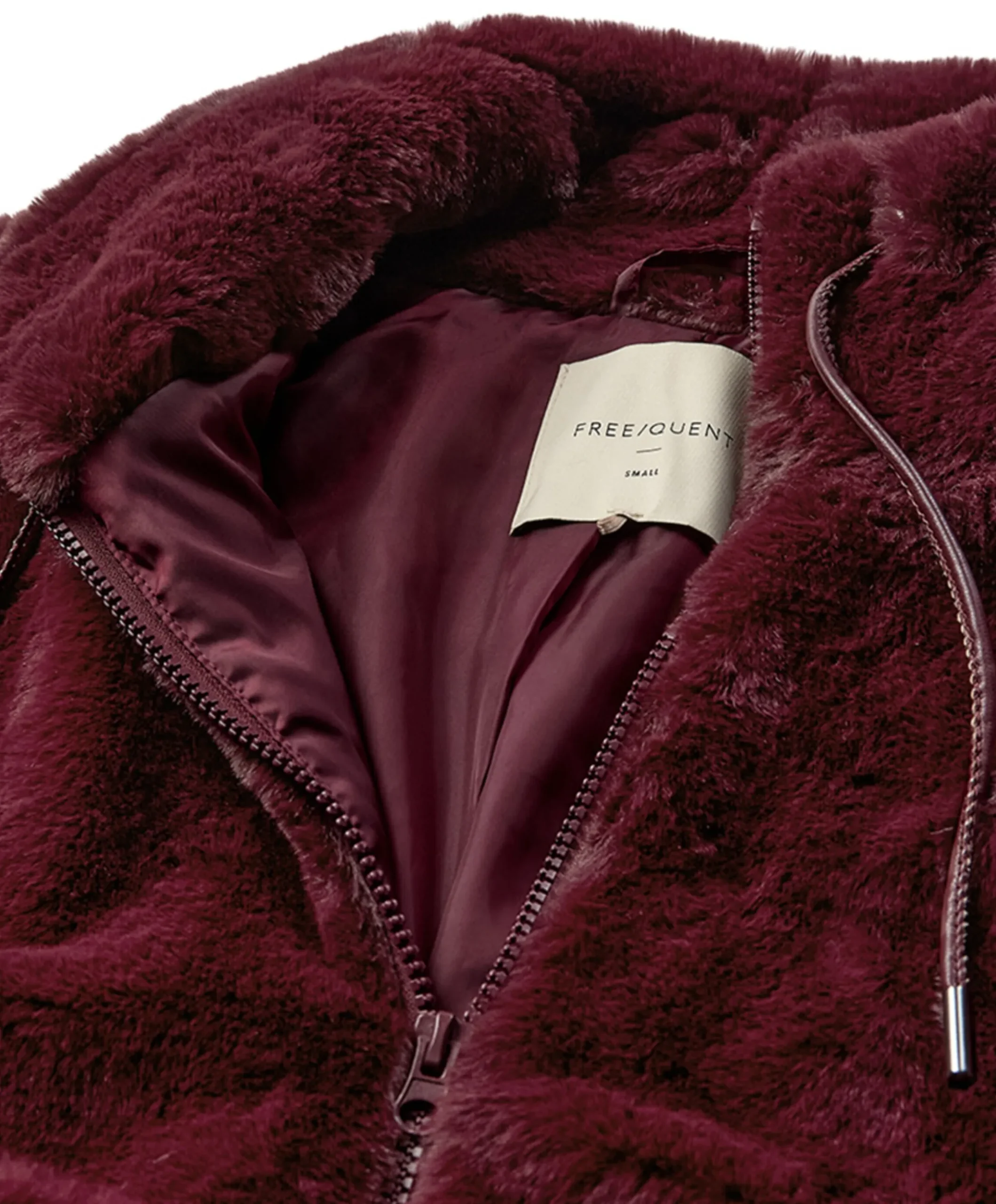 Dames jas bordeaux