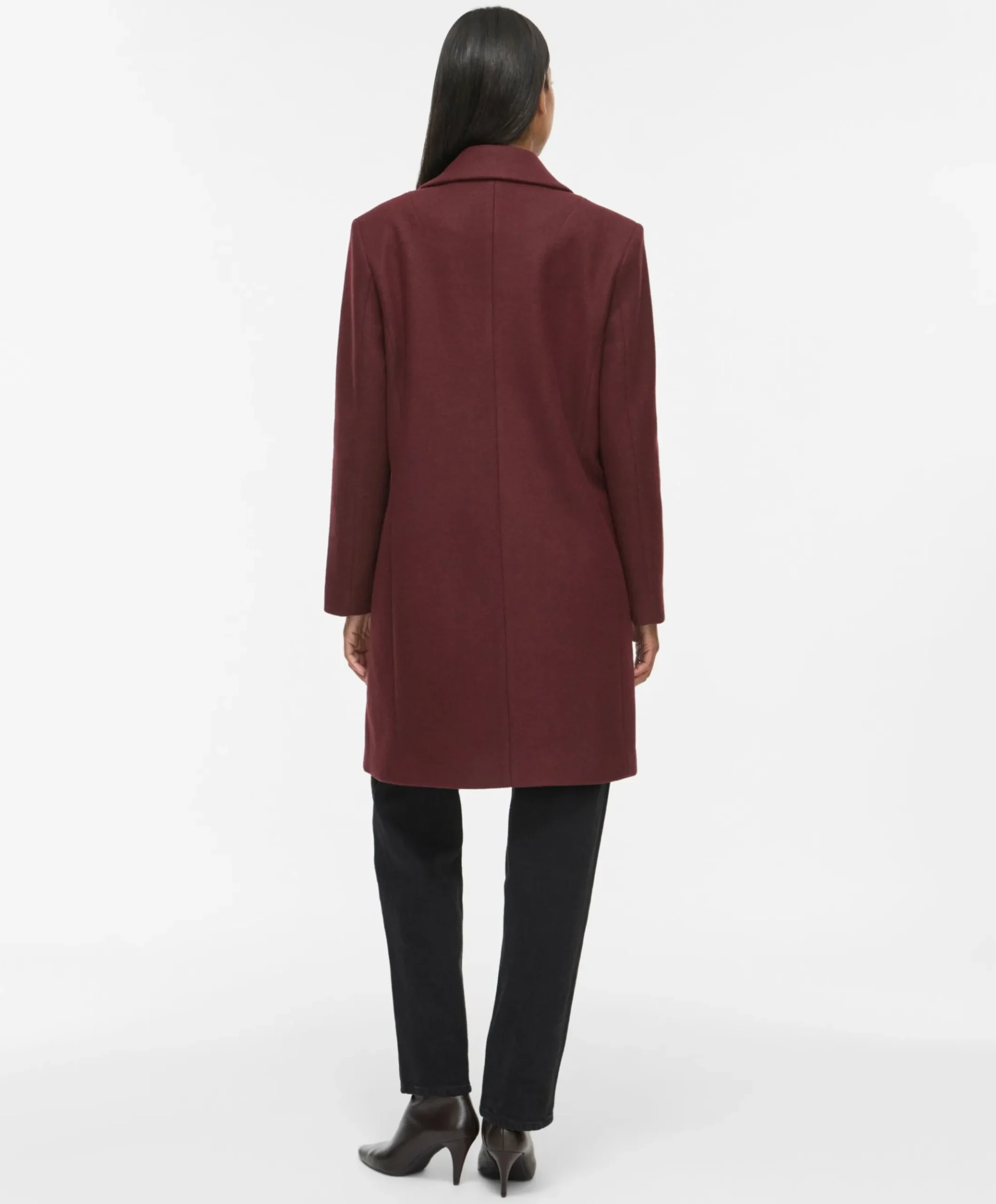 Dames jas bordeaux