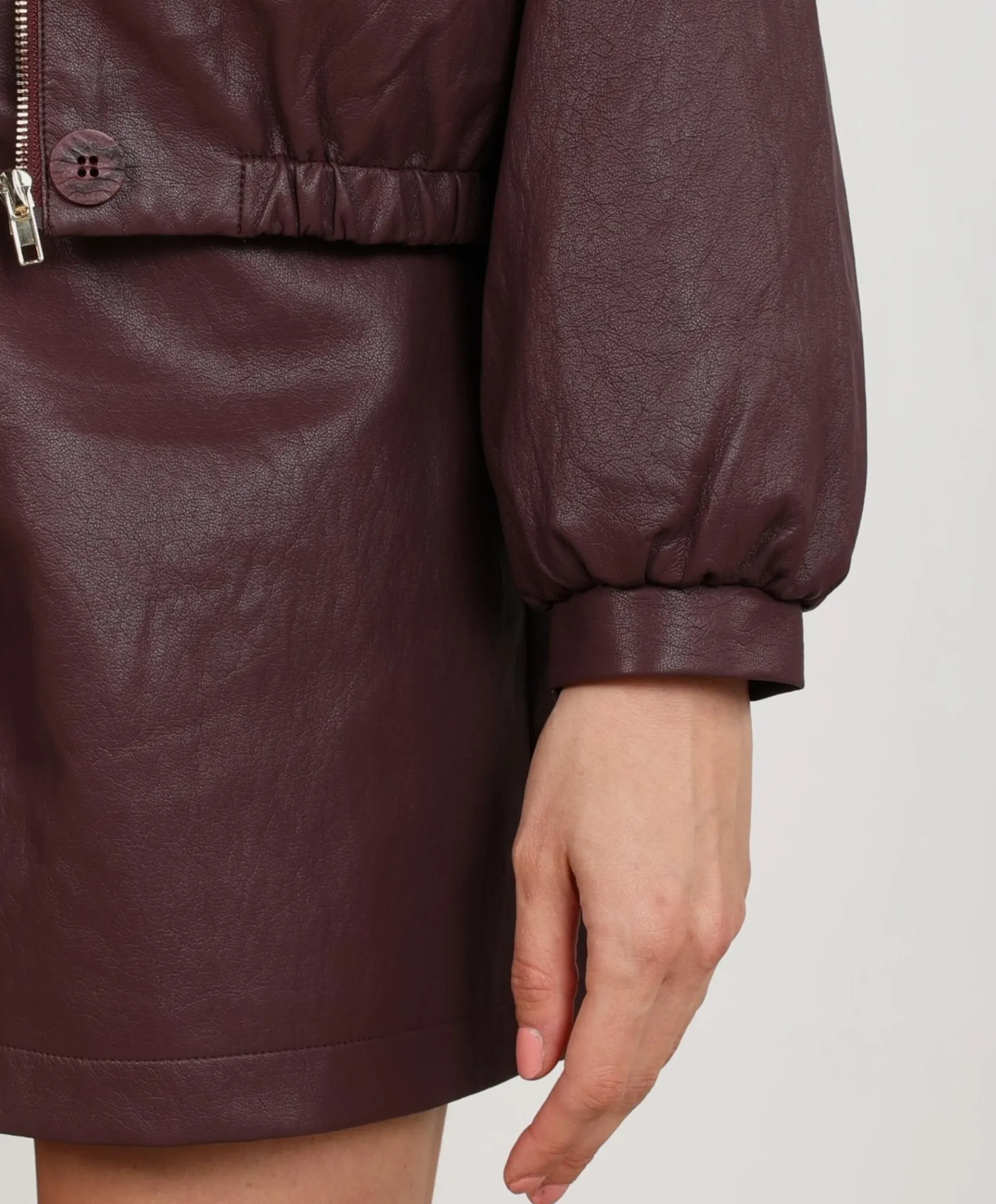 Dames jas bordeaux