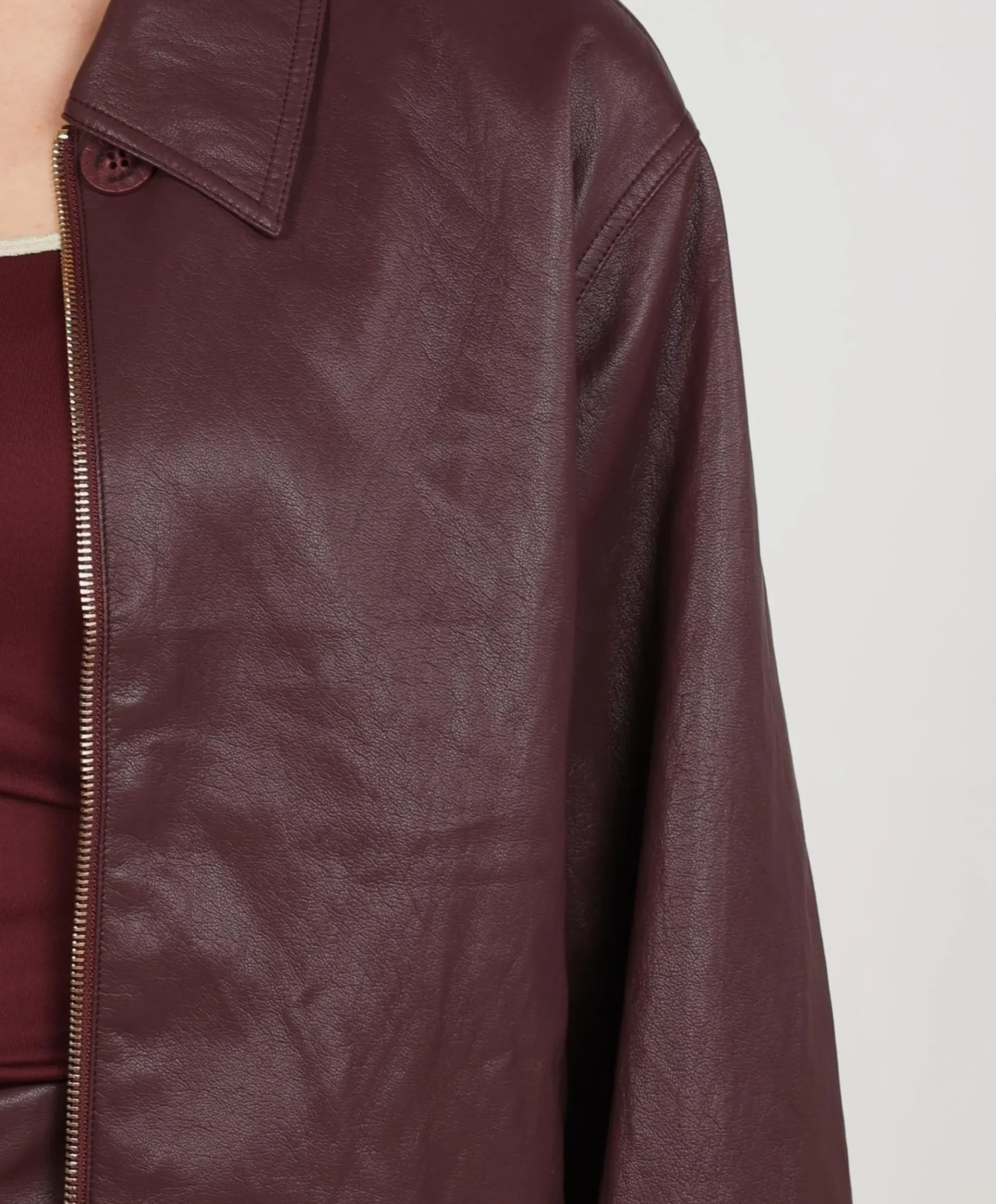 Dames jas bordeaux