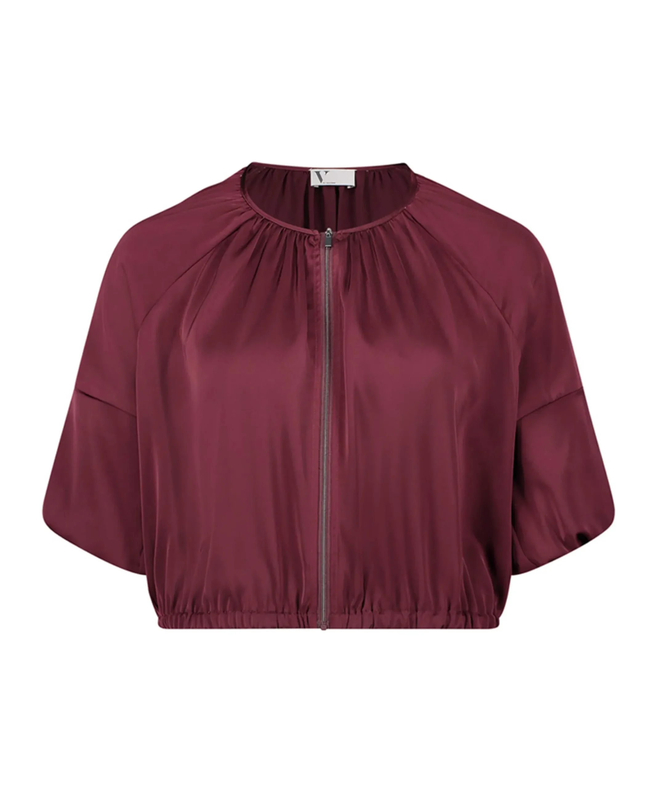 Dames jas bordeaux
