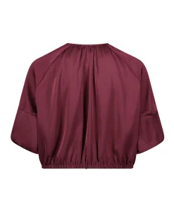 Dames jas bordeaux