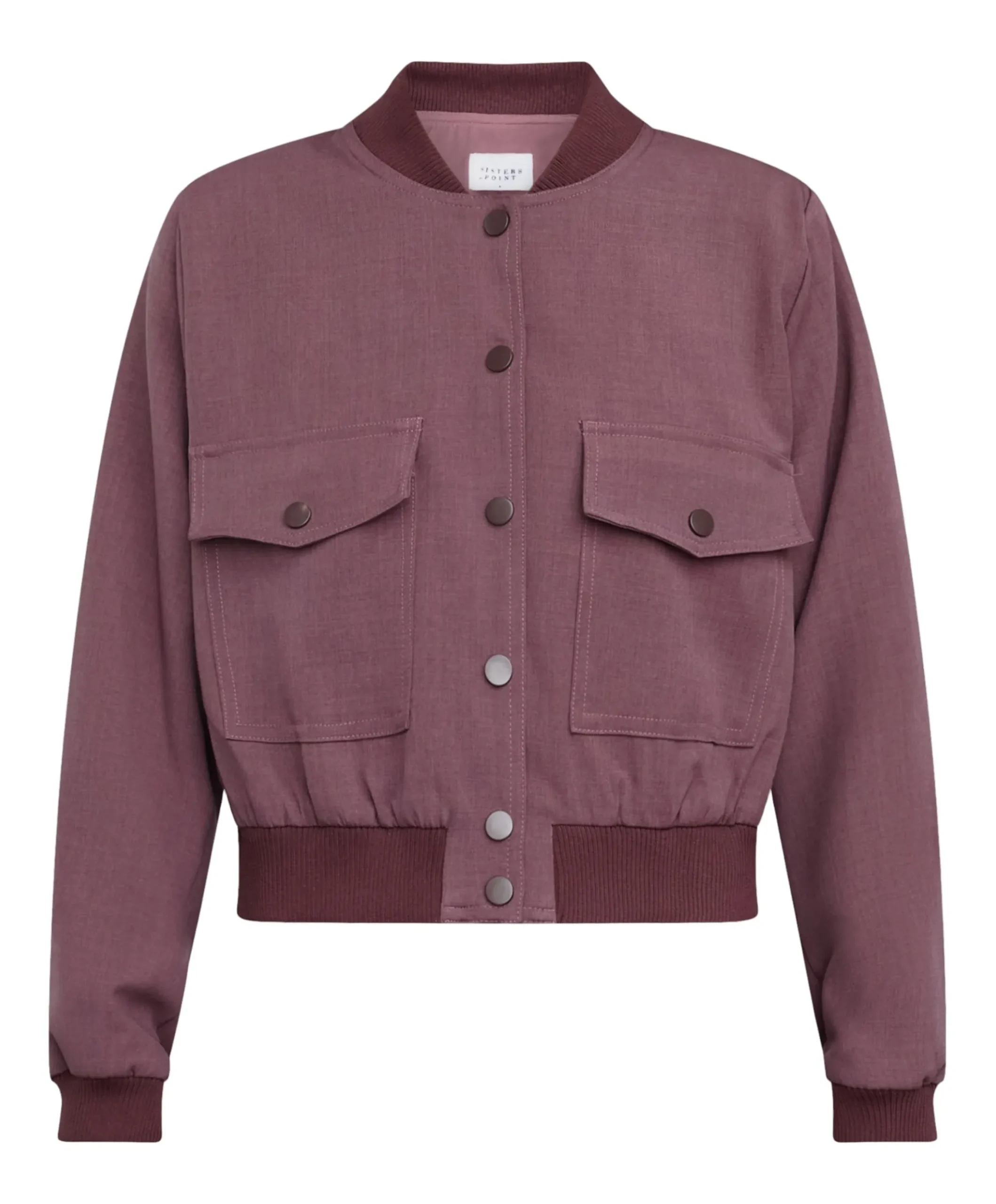 Dames jas bordeaux