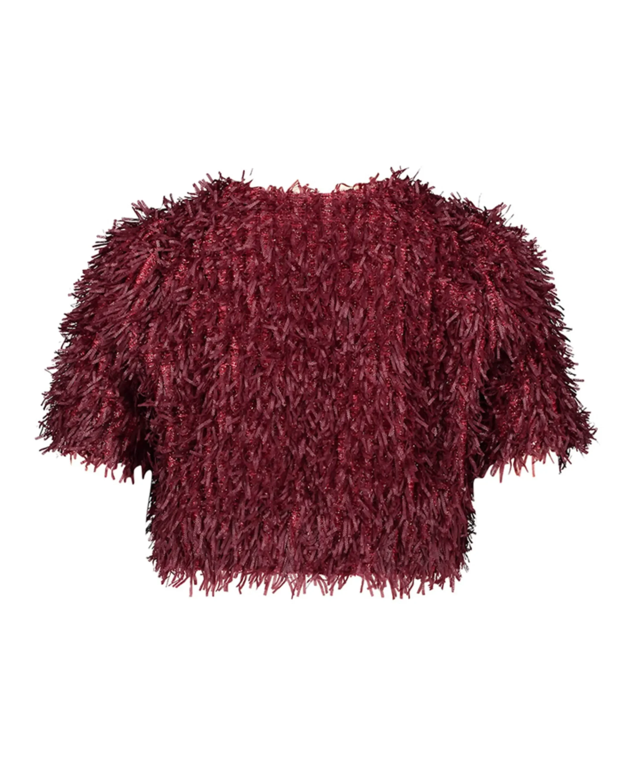Dames jas bordeaux