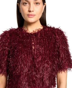 Dames jas bordeaux