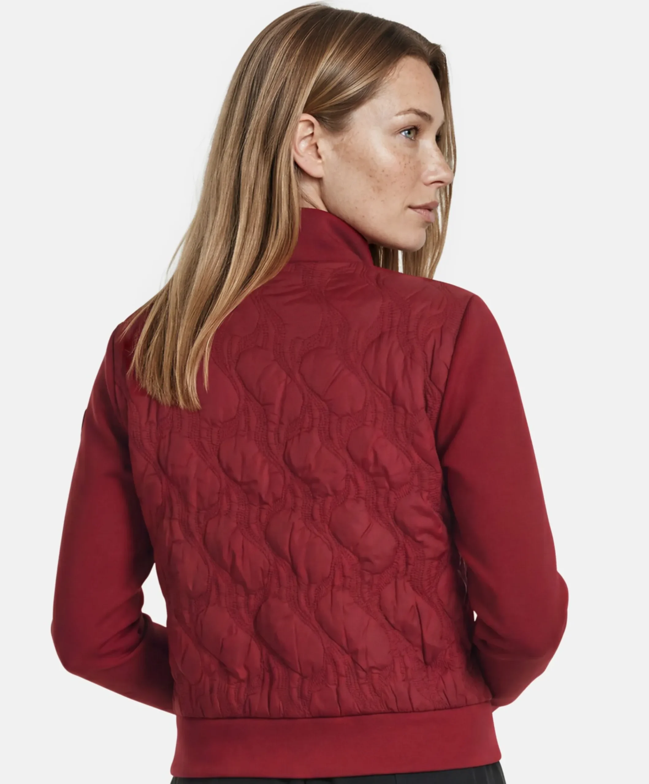 Dames jas bordeaux