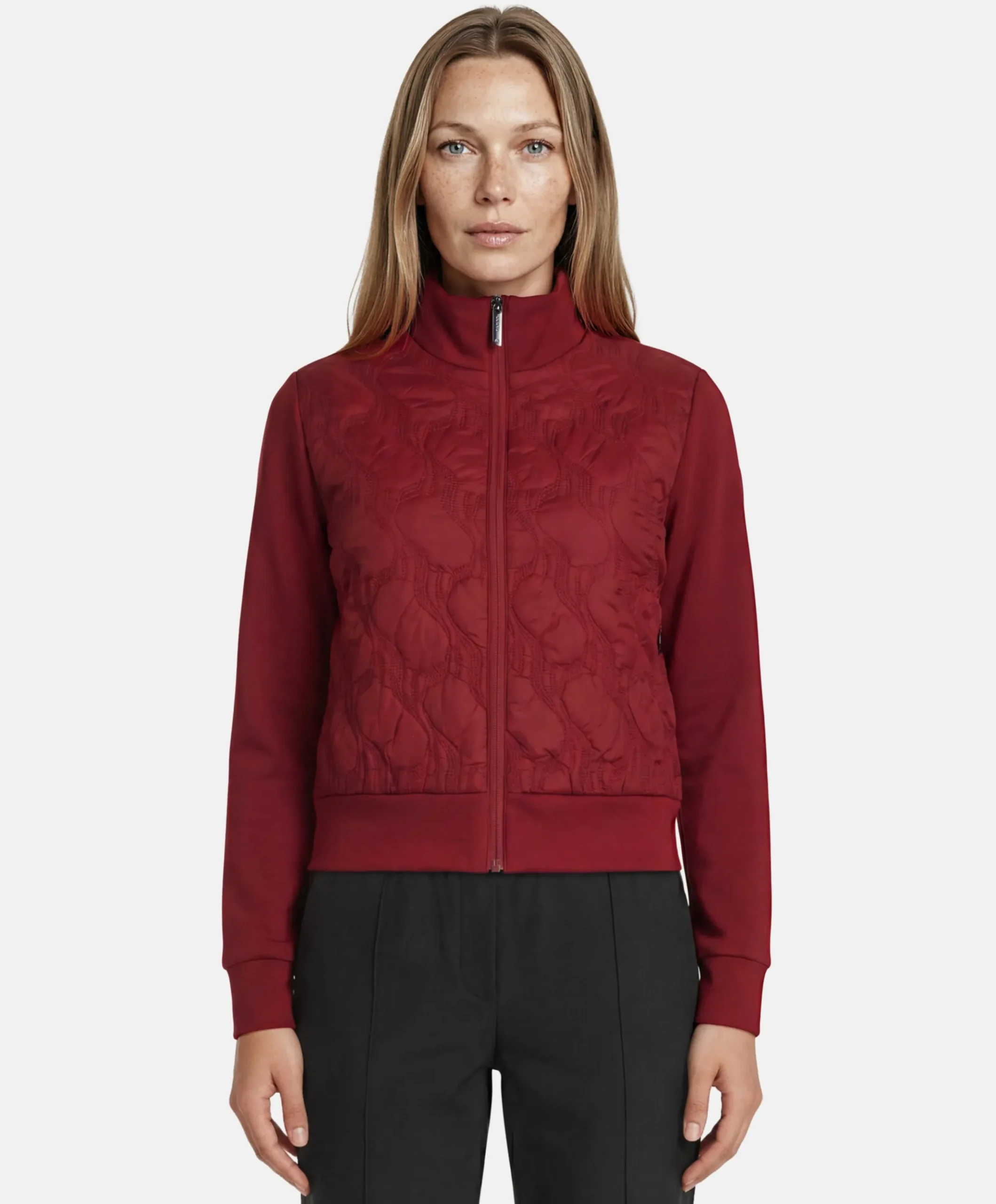 Dames jas bordeaux