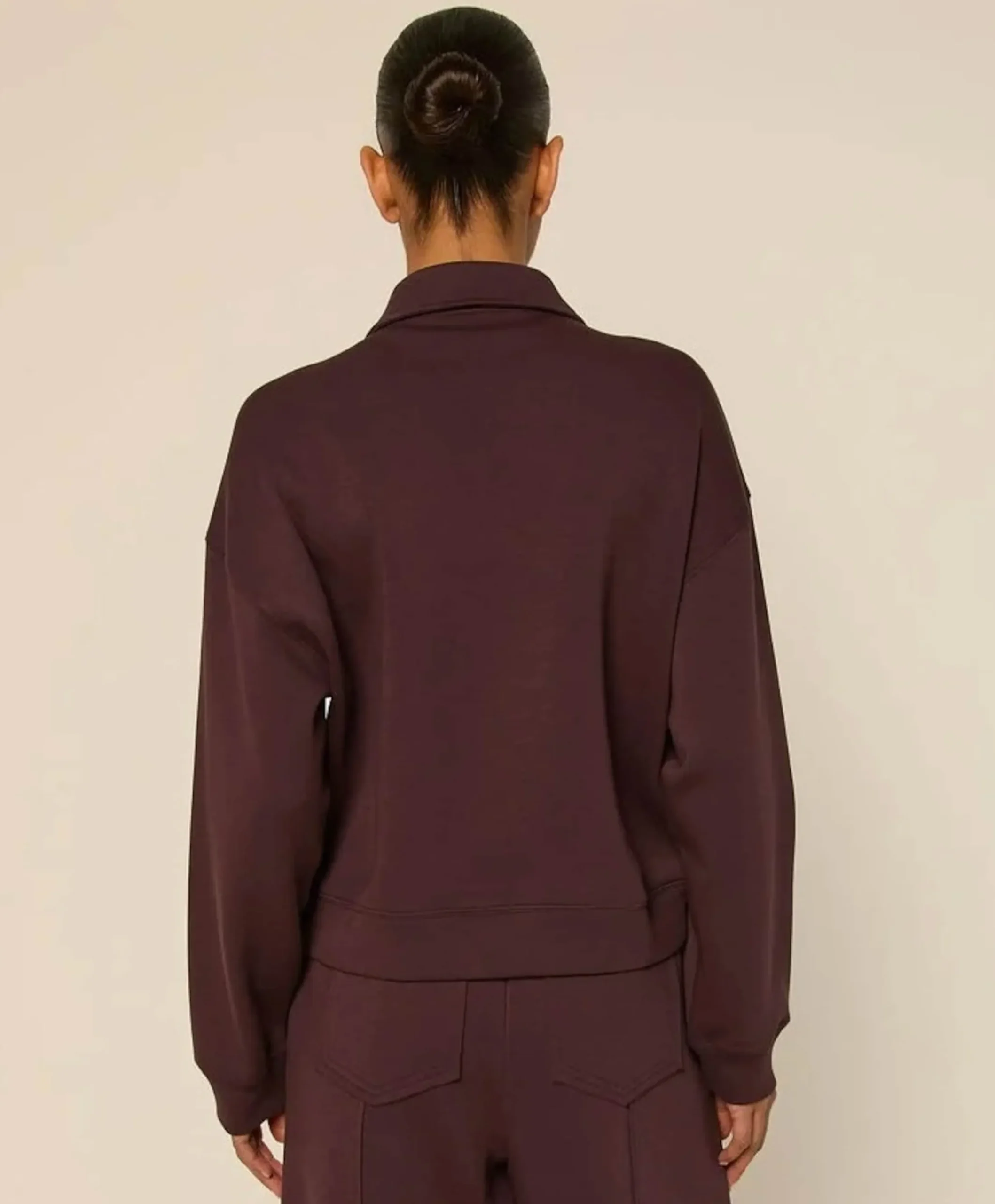 Dames jas bordeaux