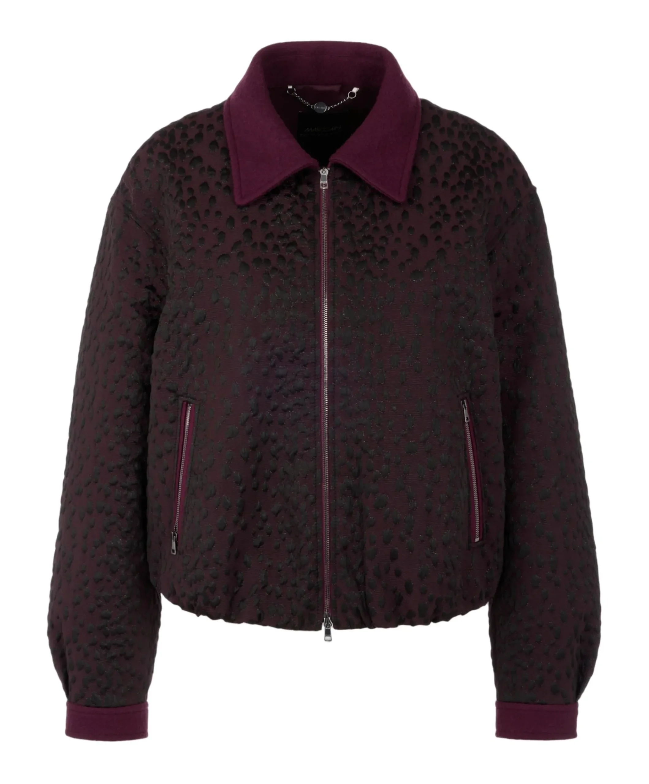 Dames jas bordeaux