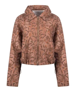 Dames jas bruin