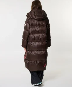 Dames jas bruin
