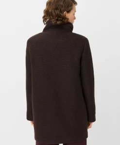 Dames jas bruin