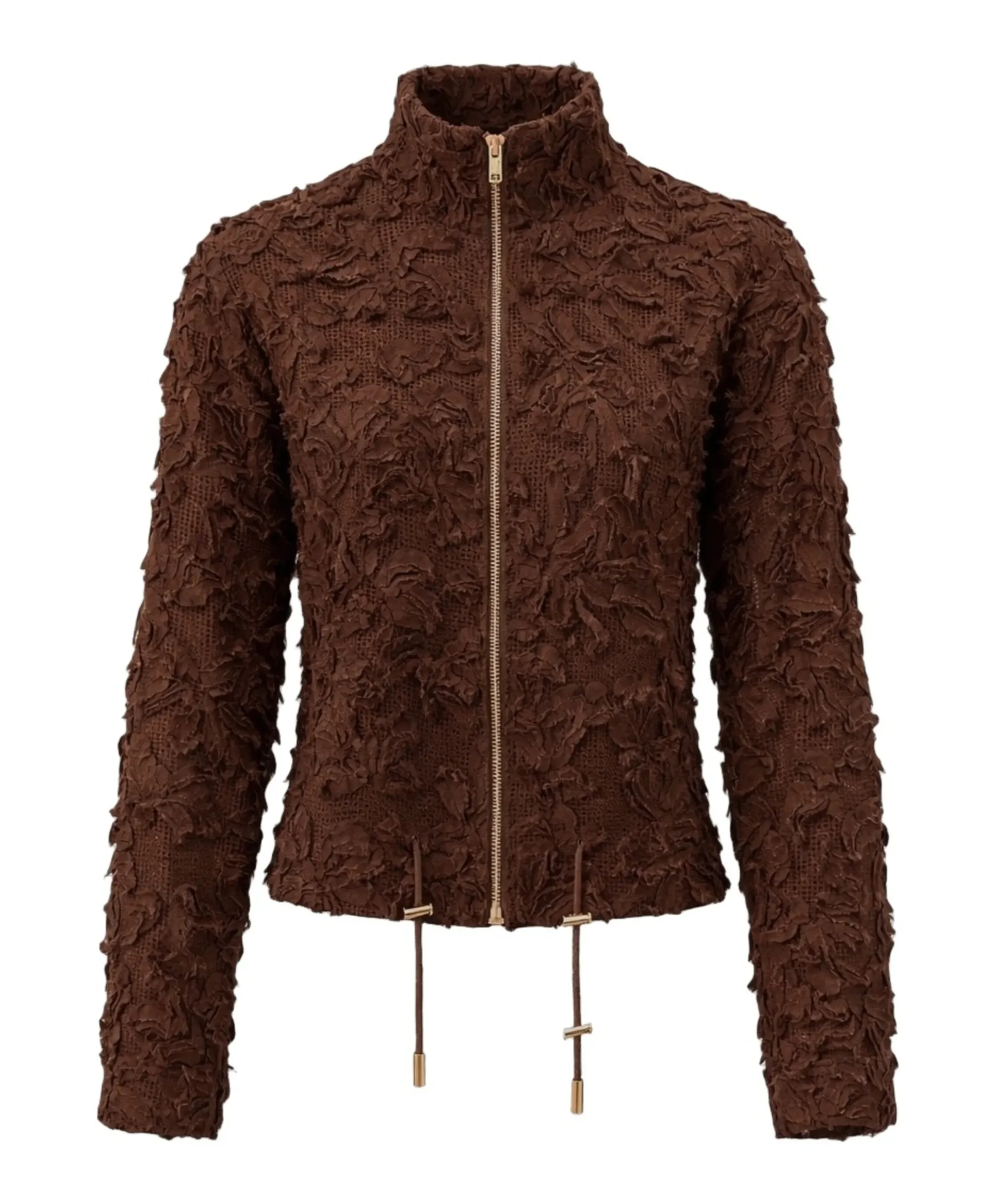 Dames jas bruin
