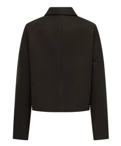 Dames jas bruin