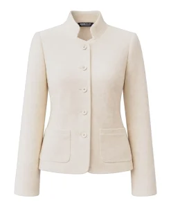 Dames jas ecru