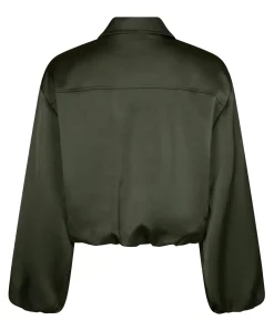 Dames jas groen