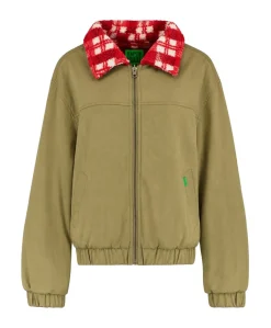 Dames jas groen