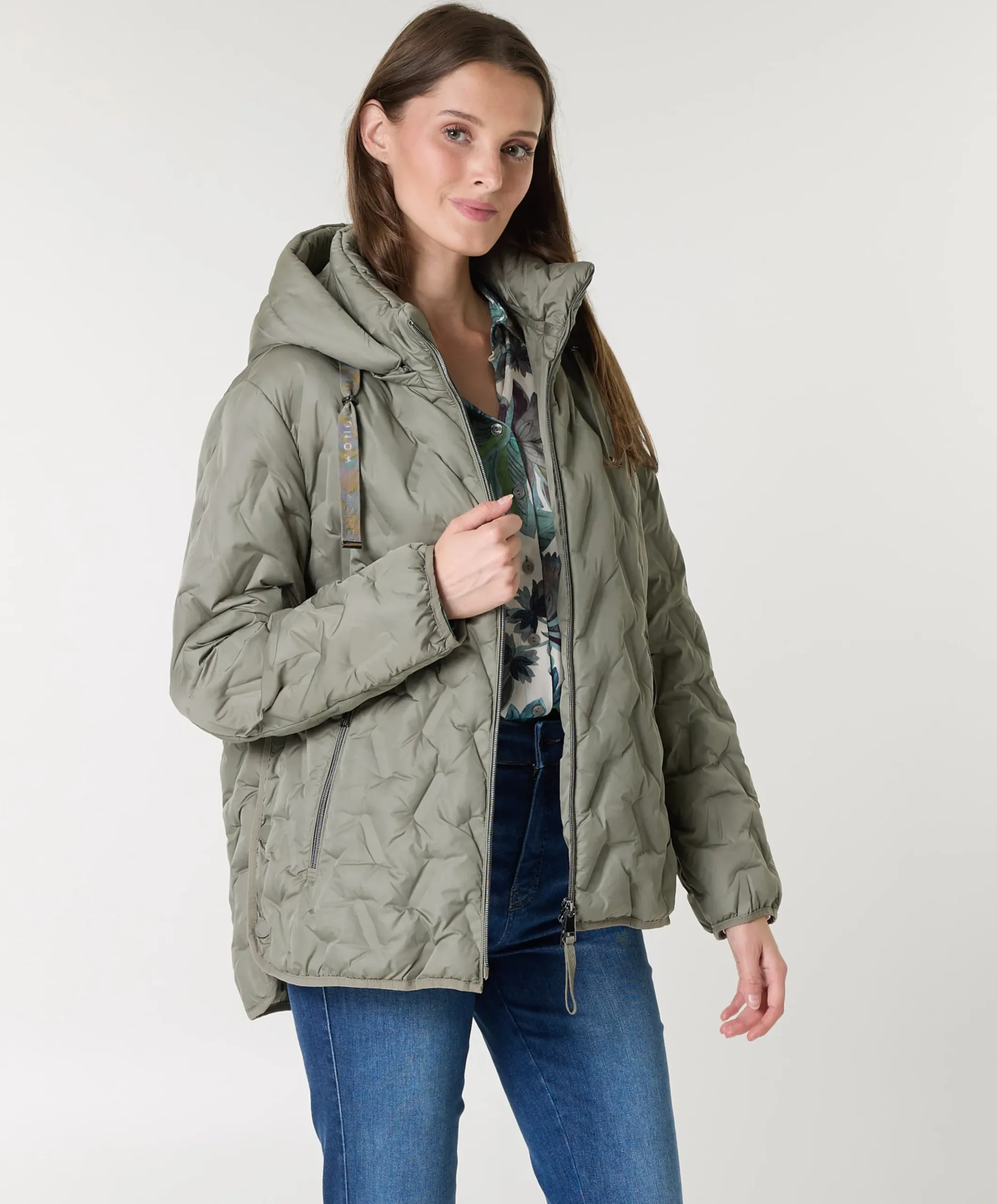 Dames jas groen