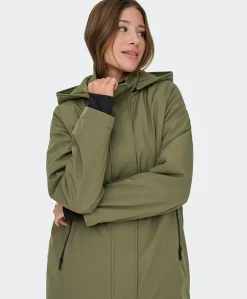 Dames jas groen