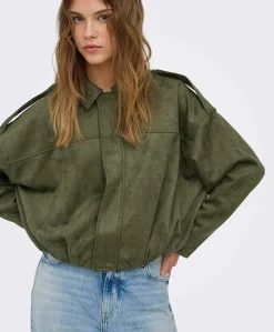 Dames jas groen