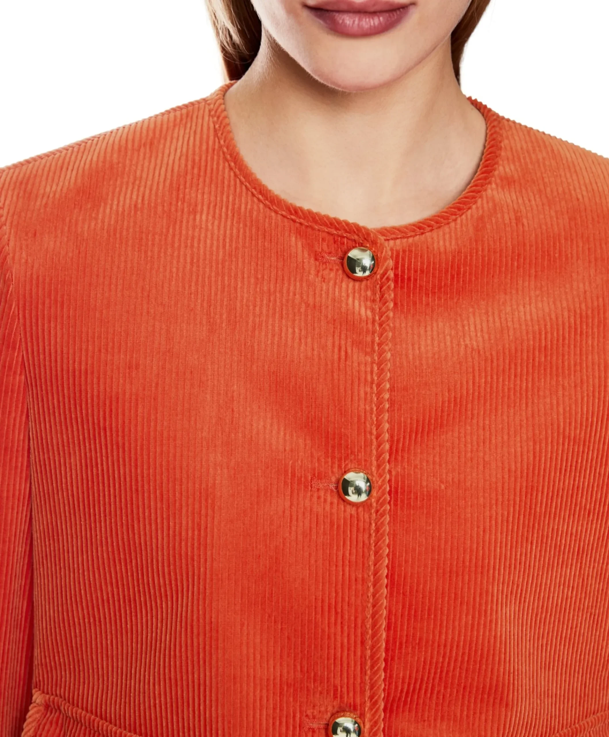 Dames jas oranje