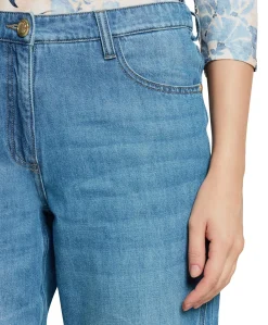 7/8 dames jeans blauw