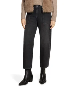 7/8 dames jeans zwart