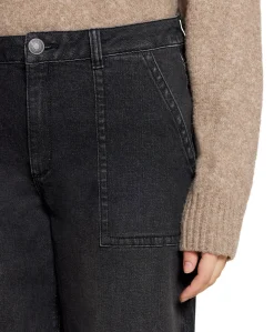 7/8 dames jeans zwart