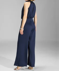 dames jumpsuit blauw
