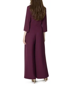 dames jumpsuit bordeaux