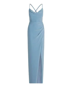 Dames jurk blauw