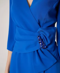 Dames jurk blauw