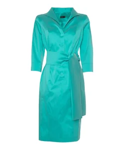 Dames jurk blauw