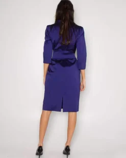Dames jurk blauw