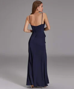 Dames jurk blauw
