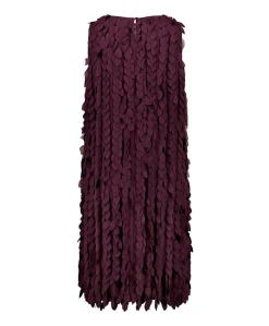 Dames jurk bordeaux