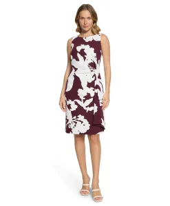 Dames jurk bordeaux