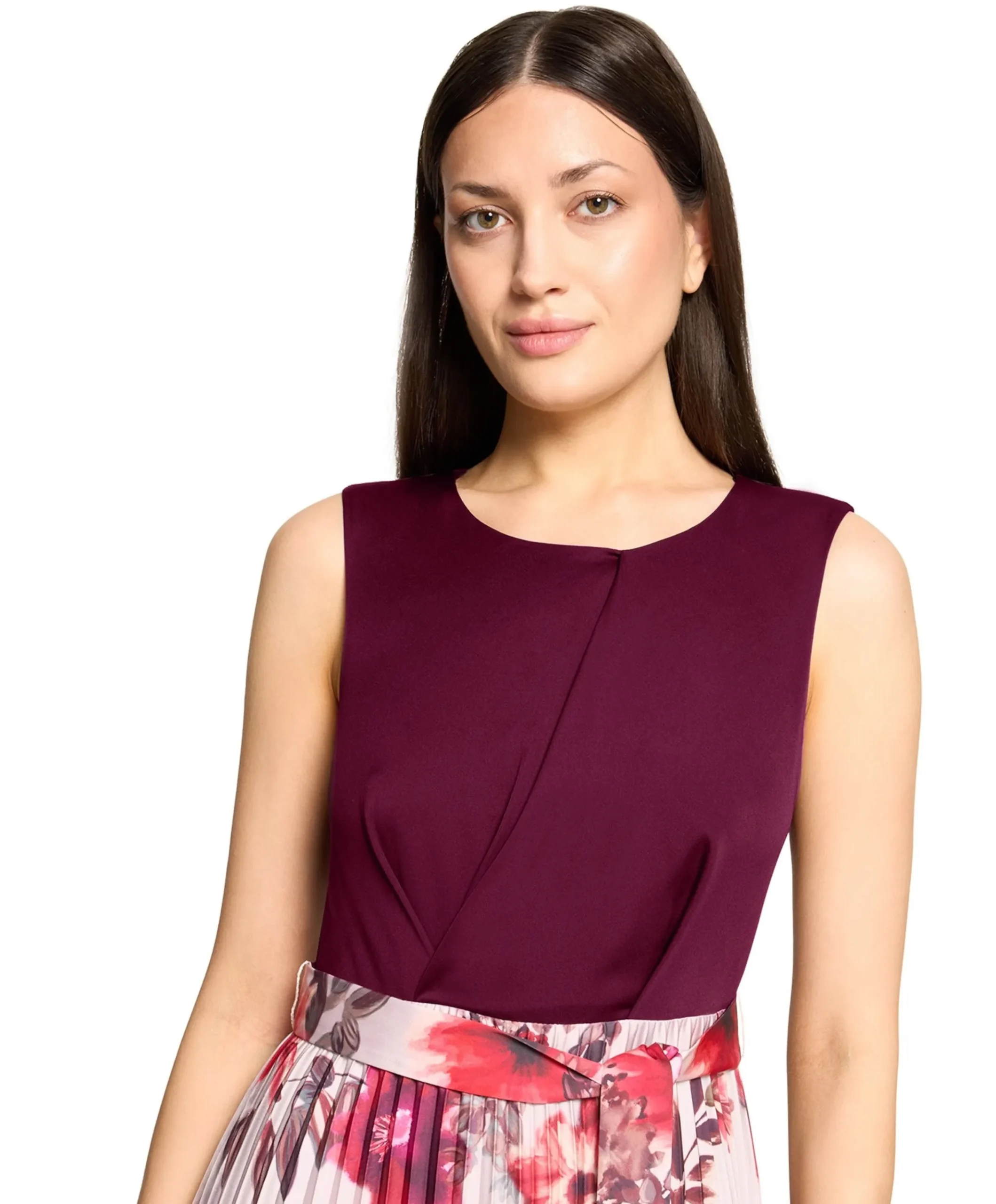 Dames jurk bordeaux
