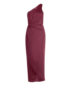 Dames jurk bordeaux